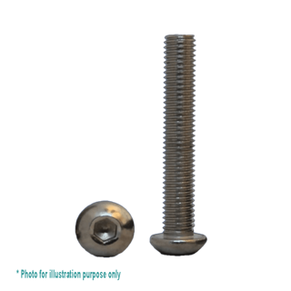 M5 X 25 G304 STAINLESS BUTTON SOCKET SCREW