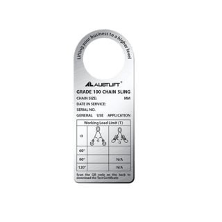 DOUBLE LEG 8MM SAFETY TAG