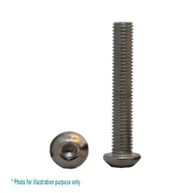 1/4UNC X 1.1/4 G304 STAINLESS BUTTON SOCKET SCREW