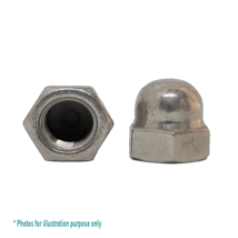 1/4 UNF G304 STAINLESS STEEL HEX DOME NUT