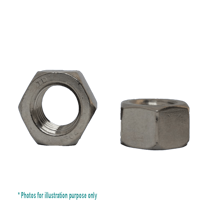 1/2-12 BSW G304 STAINLESS STEEL HEX NUT