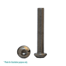 M6 X 20 G304 STAINLESS BUTTON SOCKET SCREW
