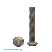 M8 X 12 G316 STAINLESS BUTTON SOCKET SCREW