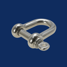 M16 G316 STAINLESS STEEL DEE SHACKLE