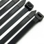 150mm x 4.0mm BLACK CABLE TIE Packet of 100