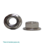 M6 G304 STAINLESS HEX FLANGE SERRATED NUT