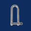 M6 G316 STAINLESS STEEL LONG DEE SHACKLE